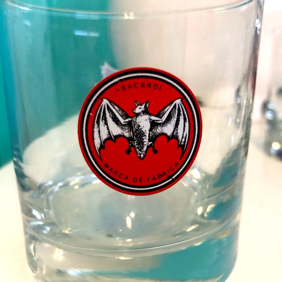 Toronto Blue Jays and Bacardi glasses - Picture 2 of 2